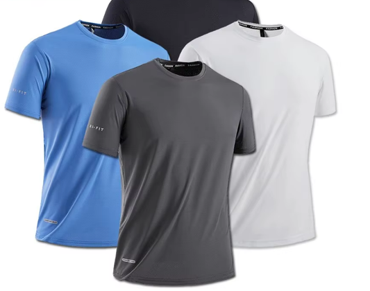 Camisetas de seda de hielo de alta calidad para hombre