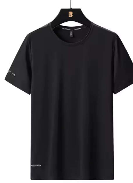 Camisetas de seda de hielo de alta calidad para hombre