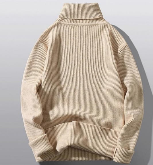 Suéter de cuello alto para hombre
