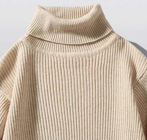 Suéter de cuello alto para hombre