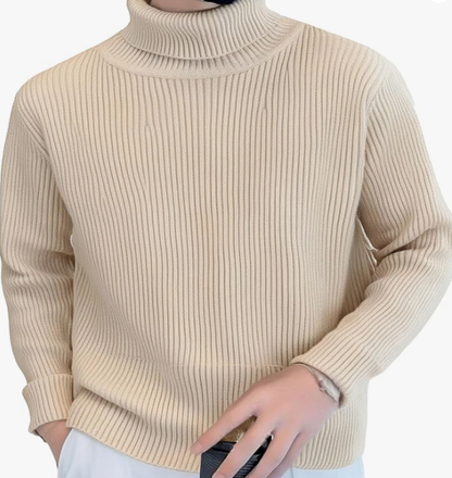 Suéter de cuello alto para hombre