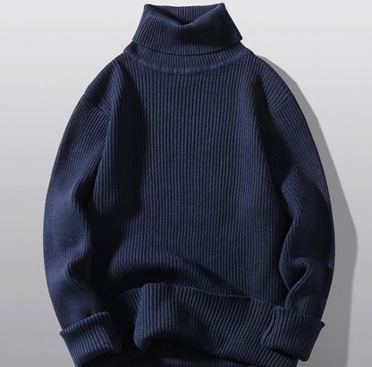 Suéter de cuello alto para hombre