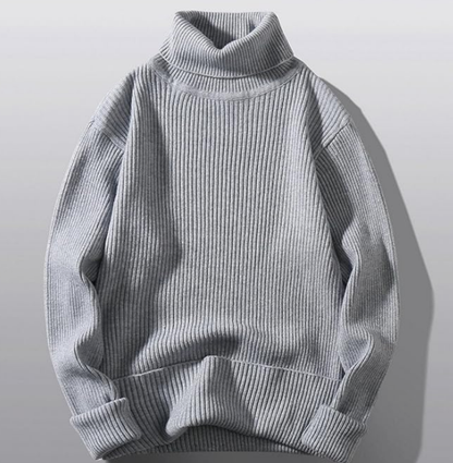 Suéter de cuello alto para hombre