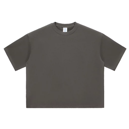 Camiseta Corta Holgada para Hombre, 230 gramos, 100% Algodón