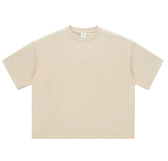 Camiseta Corta Holgada para Hombre, 230 gramos, 100% Algodón